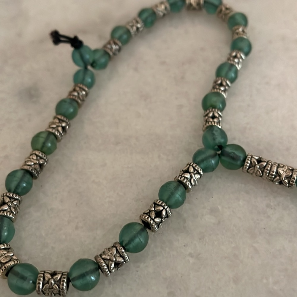 Colorful rear view mirror cross pendant - Picture 4 of 10